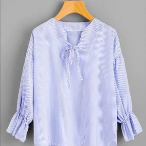 Women Light Blue Blouse